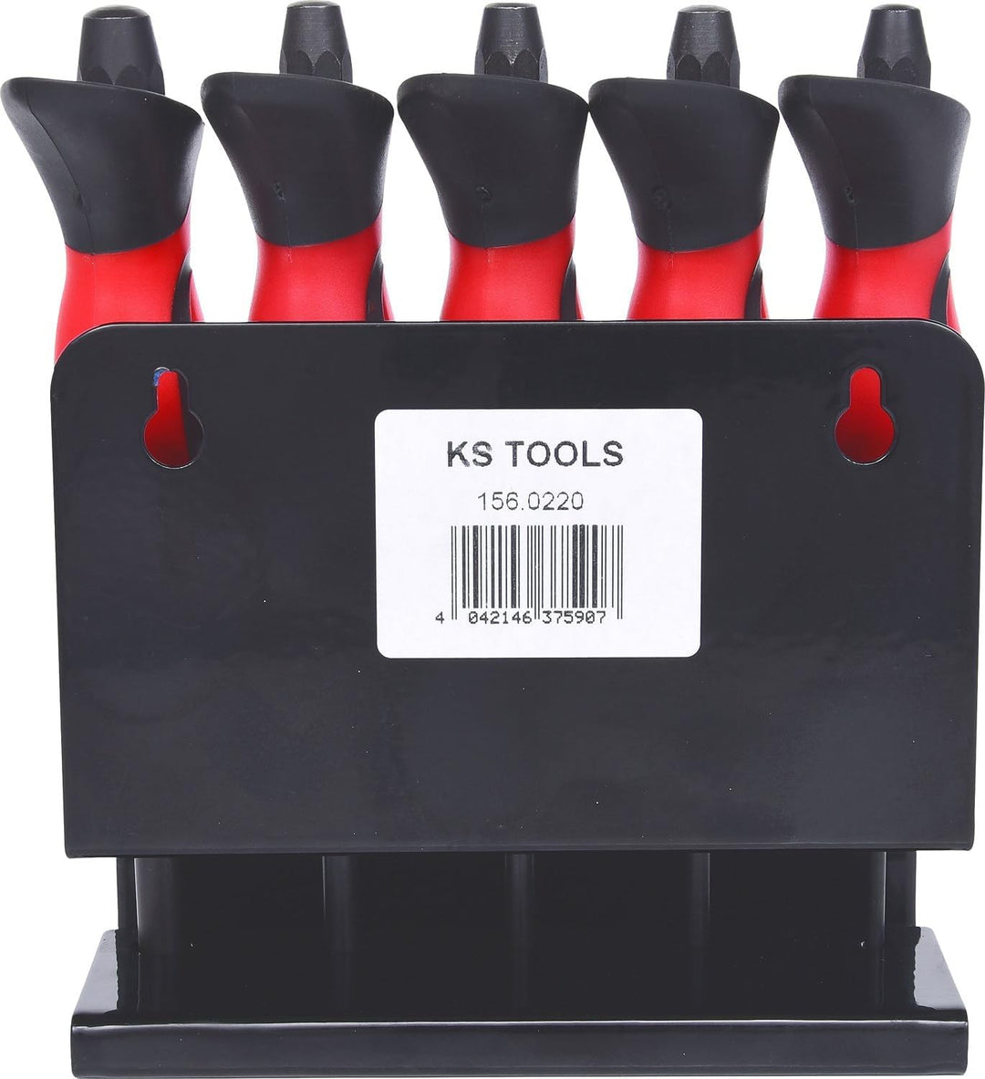 KS Tools 156.0220 Durchtreiber-Satz mit Handschutzgriff,5-tlg