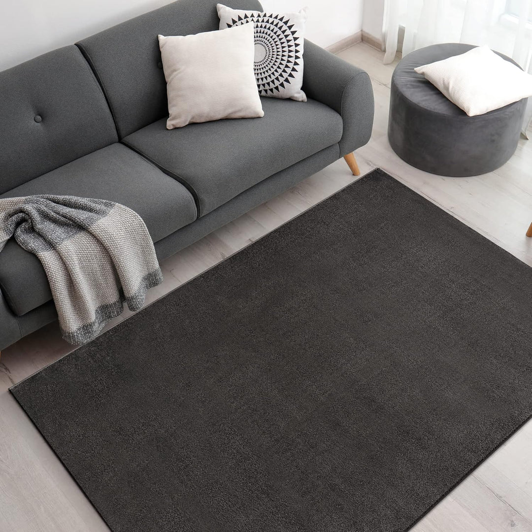 Impression Kurzflor-Wohnzimmerteppich - Schlichte Moderne Teppiche für Schlafzimmer, Büro, Flur, Küc