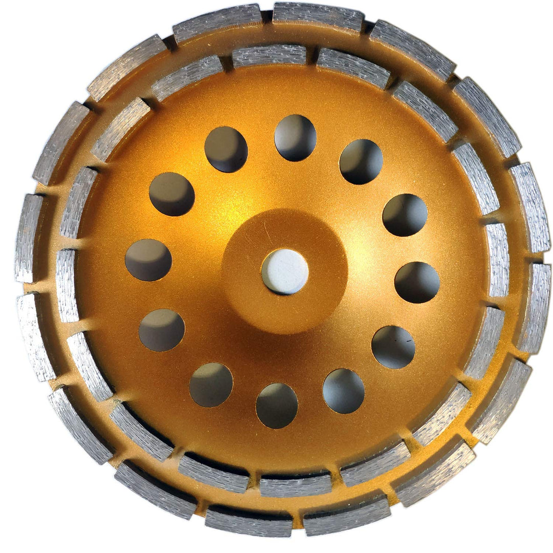 Diamantschleifteller Schleifscheiben Ø 115-230 mm 22.23mm Loch Schleiftopf mit Doppel Zahn (Doppel Z