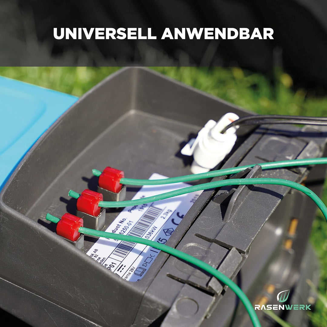 Anschlussklemmen für Mähroboter Begrenzungskabel Ladestation - T-Abzweigverbinder Abzweigklemmen Str