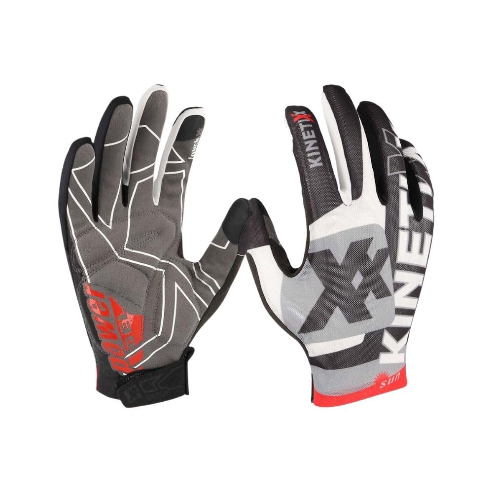 KinetiXx Langfinger Sommer-MTB Handschuh Luigi Schwarz 9, Schwarz 9