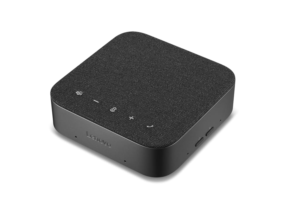 Lenovo Wireless Speakerphone 6000, Kabellos, Bluetooth 5.3, 8 Beamforming-Mikrofone, KI-Geräuschunte