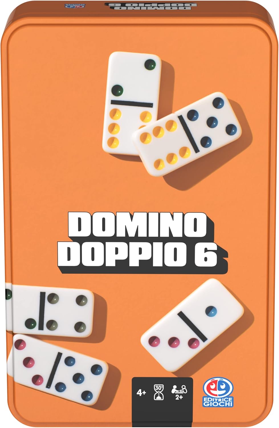 Editrice Giochi Klassische Brettspiele, Domino Doppio Sei, Domino Game ab 4 Jahren, Domino