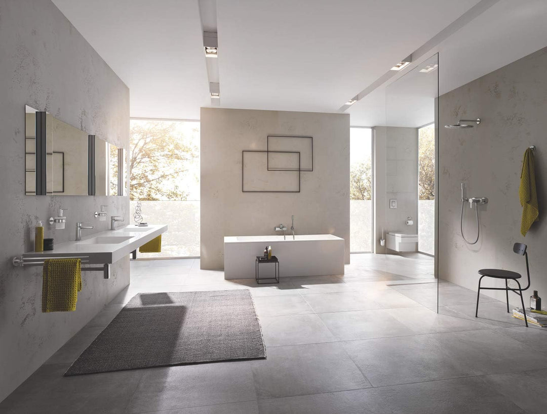 GROHE Lineare | Wanne - Wannenarmatur | supersteel | 33849DC1 Wannenbatterie (supersteel), Wannenbat