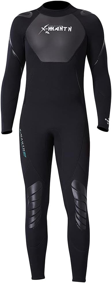 3 mm Neoprenanzug Herren Damen, Reissverschluss hinten Ganzkörper Tauchanzug, Einteilig Nassanzüge T