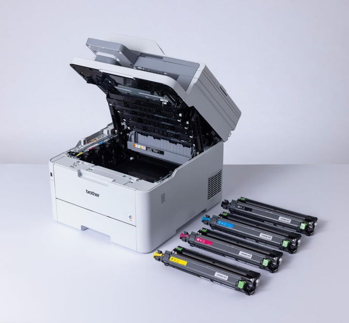 Brother MFC-L8340CDW Professionelles und kompaktes 4-in-1 Farb-LED-Multifunktionsgerät (Drucker, Sca