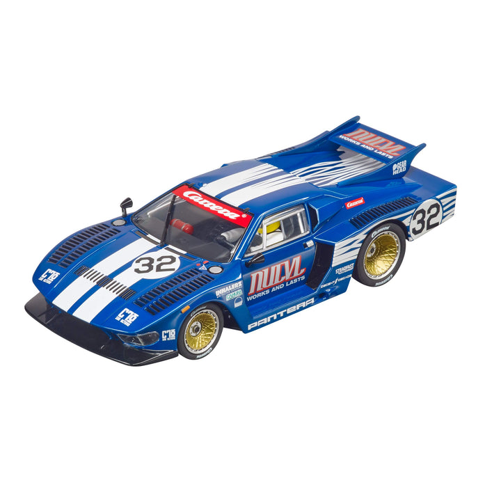 Carrera Digital 132 I De Tomaso Pantera No.32 I Auto für Rennbahn | Rennbahnen und lizensierte Slotc