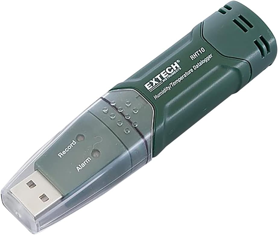 Extech Luftfeuchte- und Temperatur-USB-Datenlogger, 1 Stück, RHT10