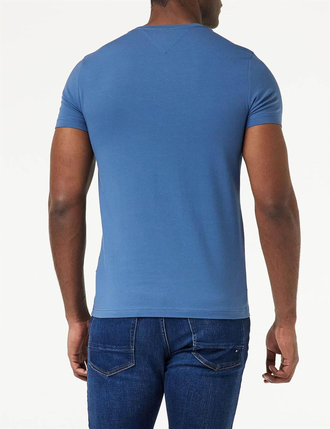 Tommy Hilfiger Herren T-Shirt Kurzarm Rundhalsausschnitt S Blue (Blue Coast), S Blue (Blue Coast)