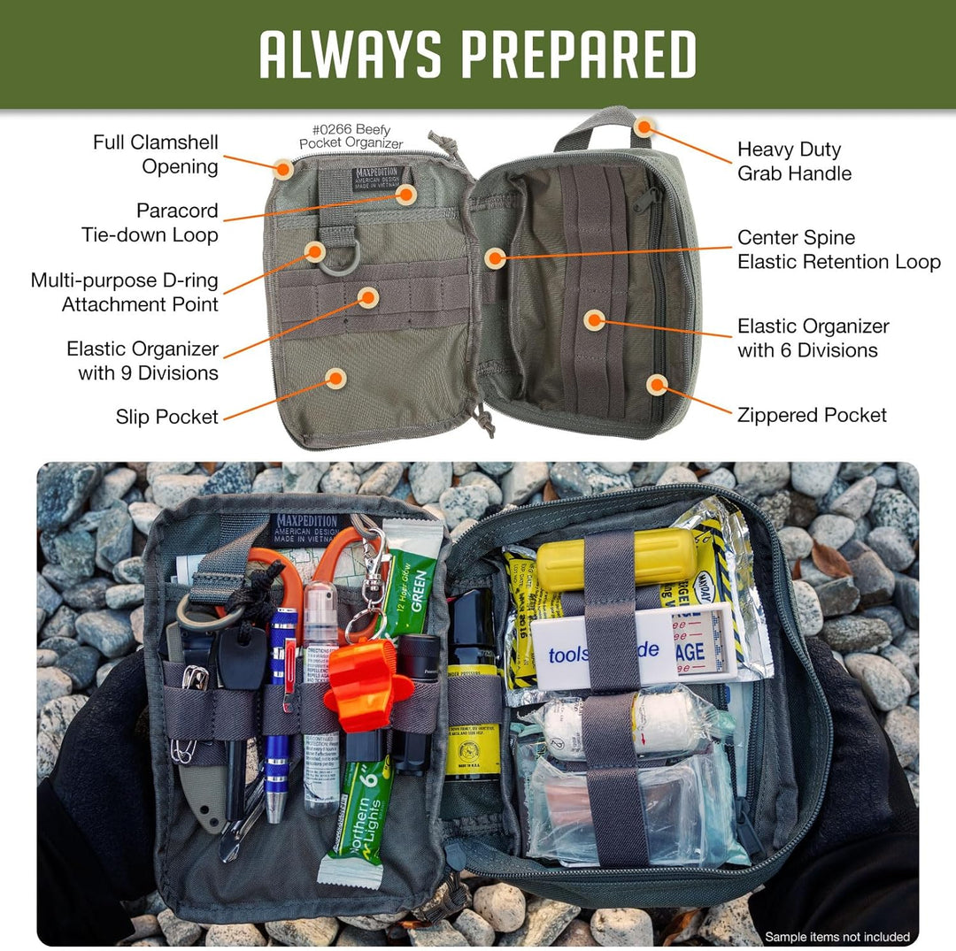 Maxpedition Beefy Pocket Organizer Tasche Einheitsgrösse Foliage Green, Einheitsgrösse Foliage Green