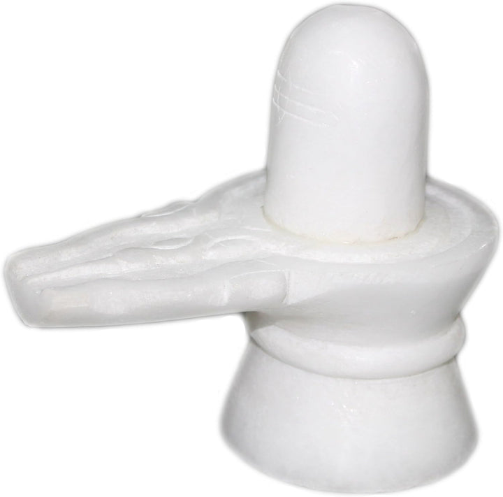 StonKraft Marmor Shiva Lingam/Shiv ling Idol Idol Statue (weisser Shiva)