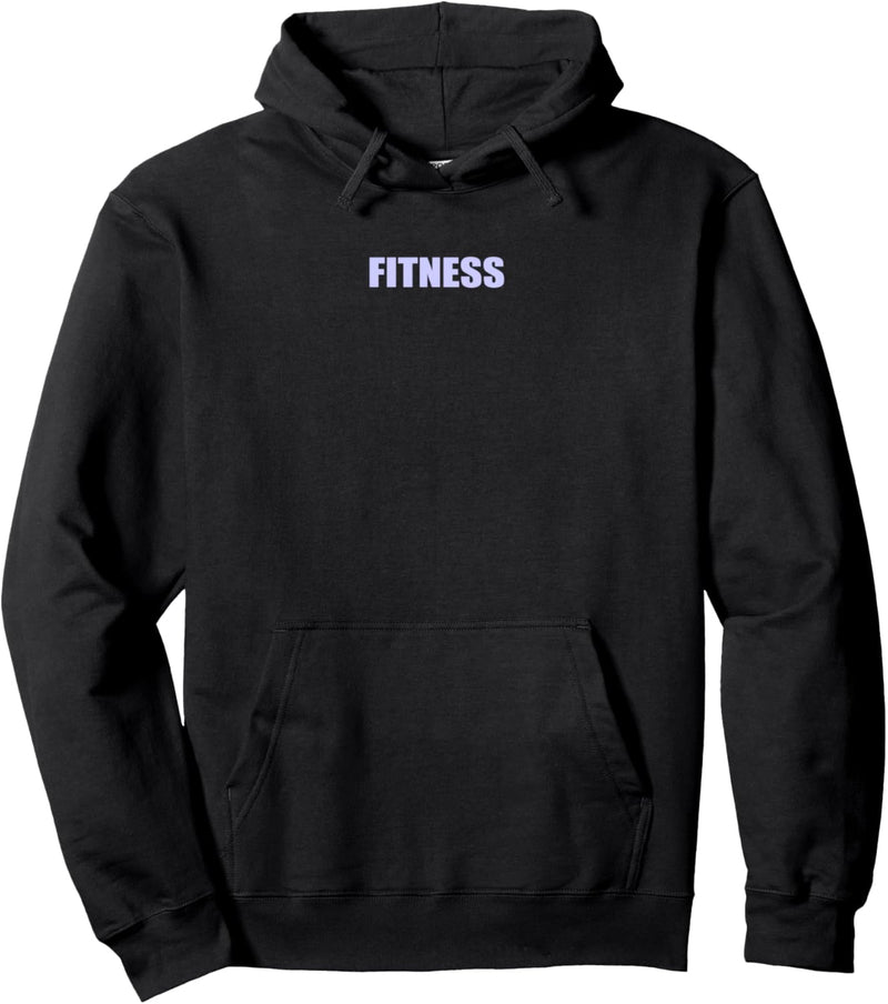 Fitness schlicht modern Lavendel Gym Workout Lila Schrift Pullover Hoodie