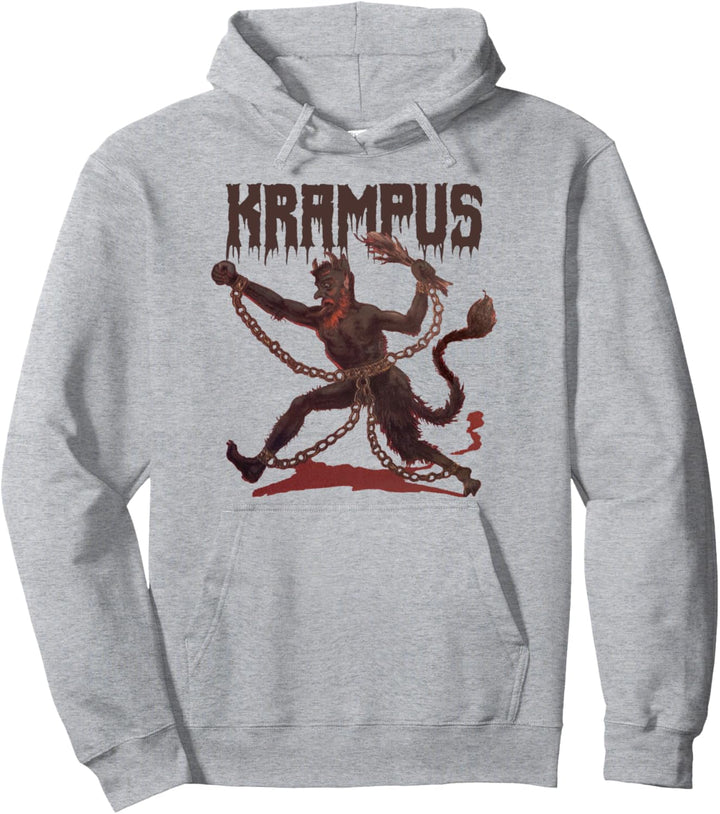 Creepy Gruss Vom Krampus Demon Christmas Devil Krampus Pullover Hoodie