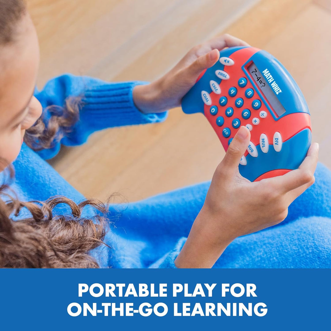 Learning Resources Math Whiz Mathetrainer, elektronisches Mathespiel, ab 6 Jahren, elektronisches Ha