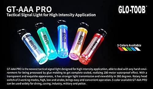 Glo-Toob AAA PRO Series - Tactical Lights Signallampe 200m Wasserdicht - Farbe: gelb von Nextorch(TM