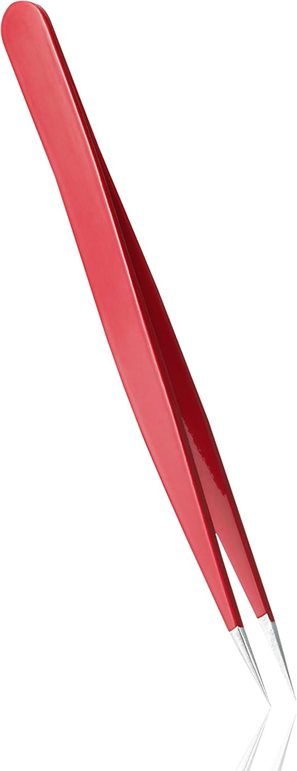 Rubis Splitterpinzette Swiss Pointer - Pinzette für eingewachsene Haare und Splitter - spitz rutschh