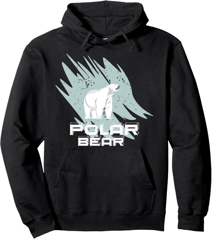 Polarbär Eisbär Arktis Pullover Hoodie