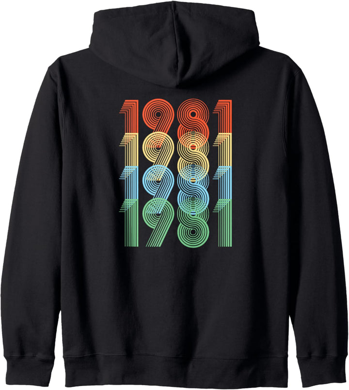 1981 Geburtstagsgeschenk Kapuzenjacke