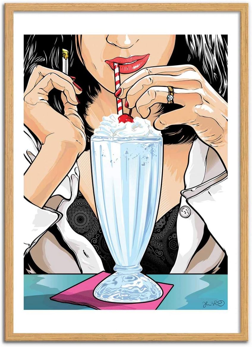 Art-Poster - Mia Wallace - Joshua Budich
