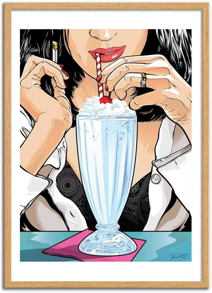 Art-Poster - Mia Wallace - Joshua Budich