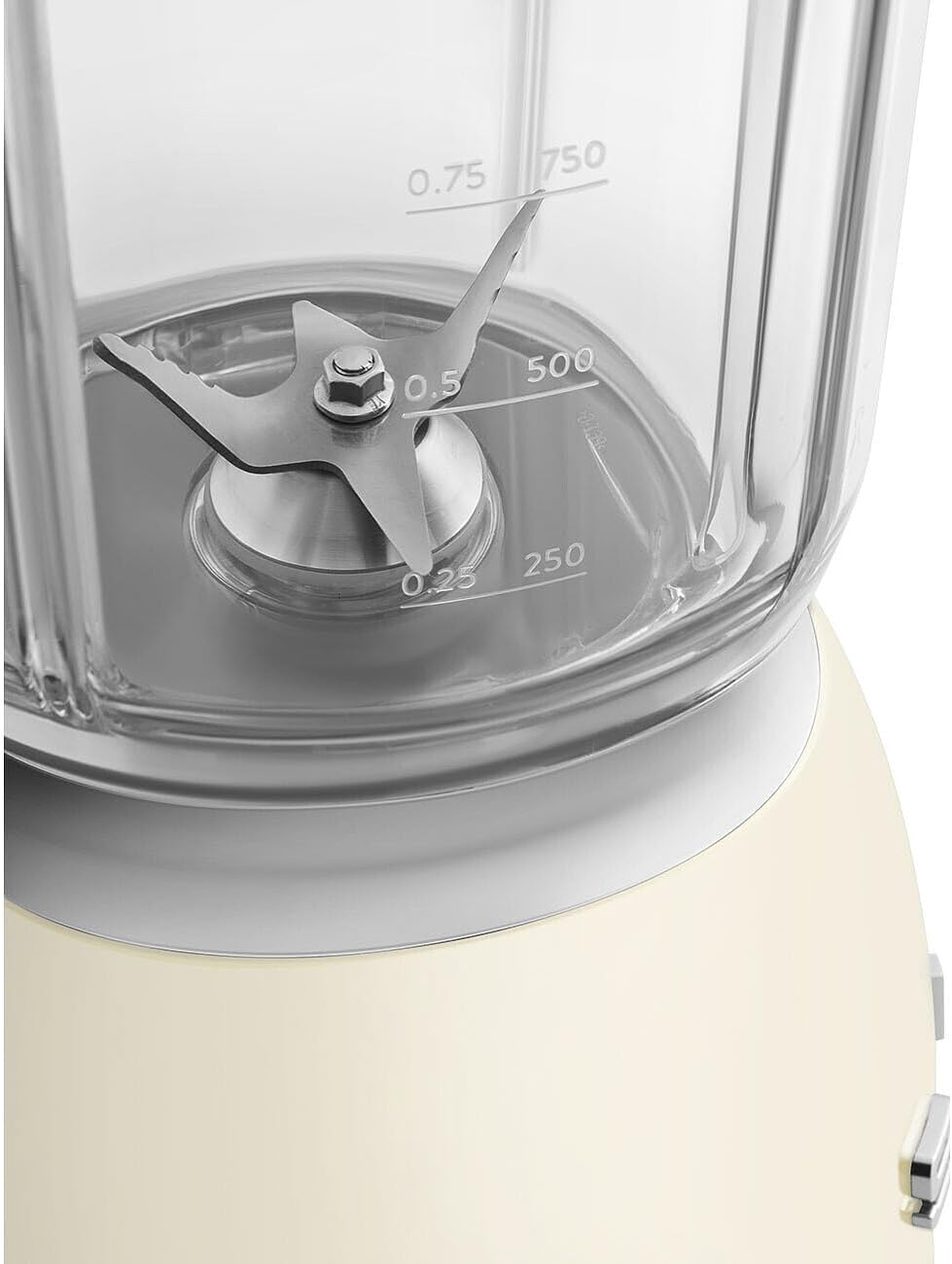 SMEG, BLF03CREU, 1,5 l Standmixer, 4 -Geschwindigkeitsstufen, 4 Automikprogramme, Abnehmbare Doppelk