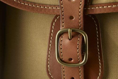 Billingham Hadley Small Canvas-Kameratasche, Khaki mit beigefarbenen Lederrändern Khaki / Braun, Kha