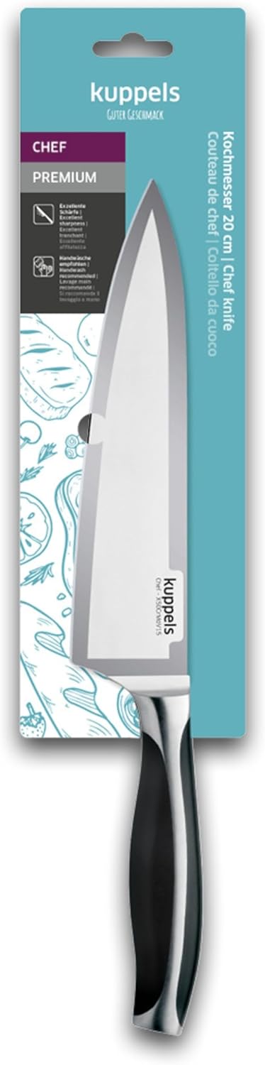 Kuppels CHEF Kochmesser | exzellente Schärfe & Schnitthaltigkeit | hochwertiger Klingenstahl | schar