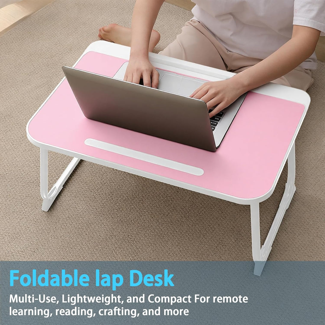 Laptop Bett Tisch - Schreibtisch, Nachttisch mit Schublade, für Laptop, Lesen, Schreiben, Essen und