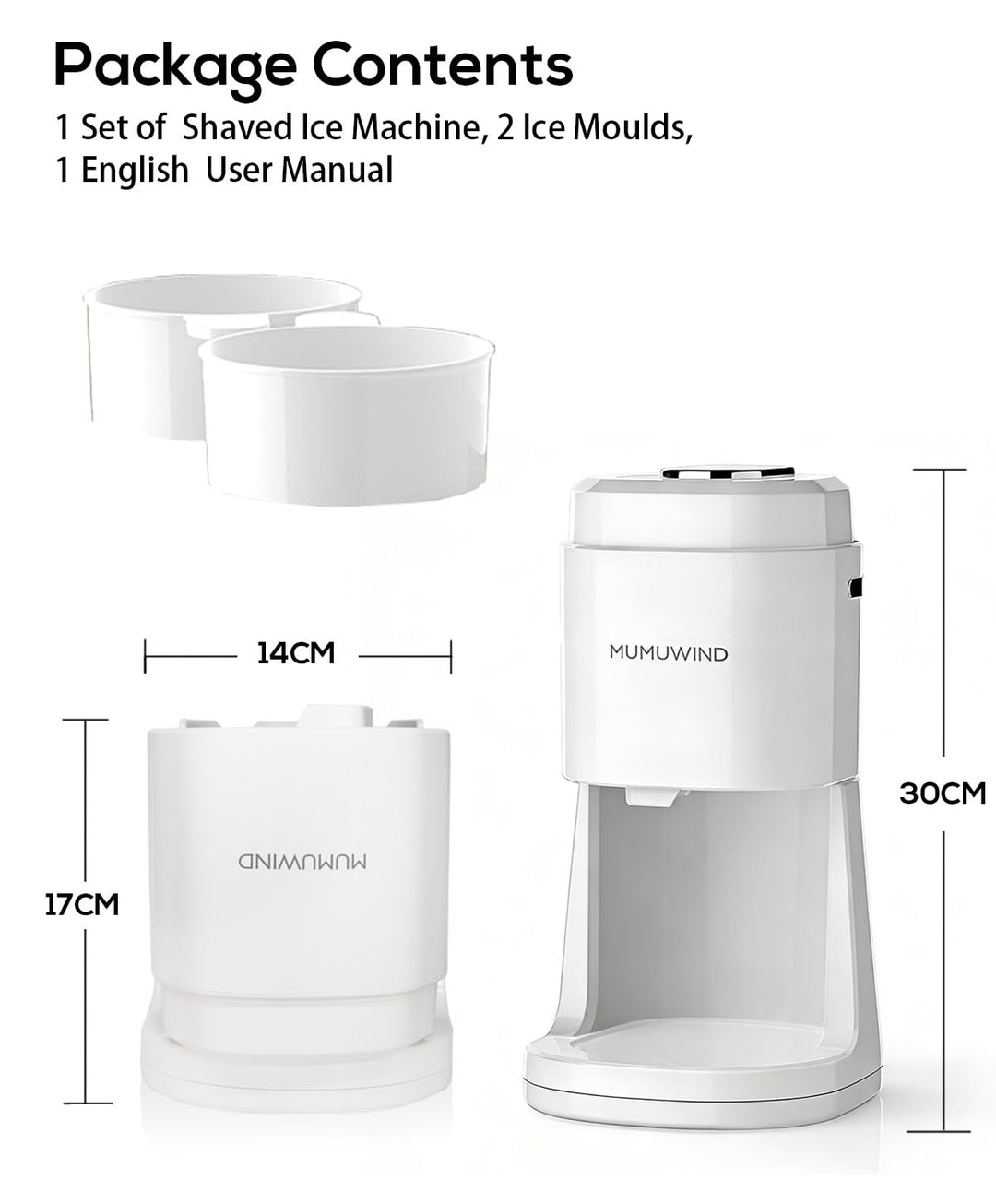 Slushy Maker Ice Shaver, ice crusher, slush-ijsmachine, Elektrische crushed ice maker is geschikt vo