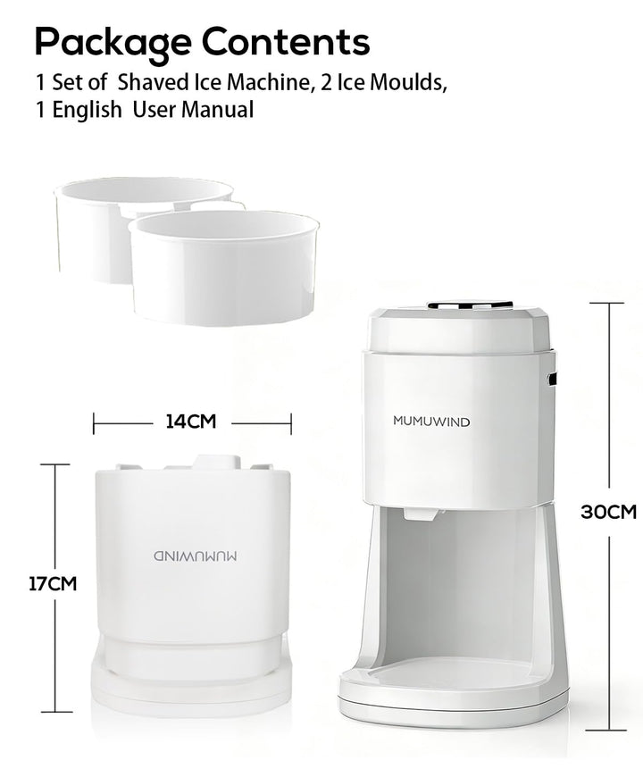 Slushy Maker Ice Shaver, ice crusher, slush-ijsmachine, Elektrische crushed ice maker is geschikt vo