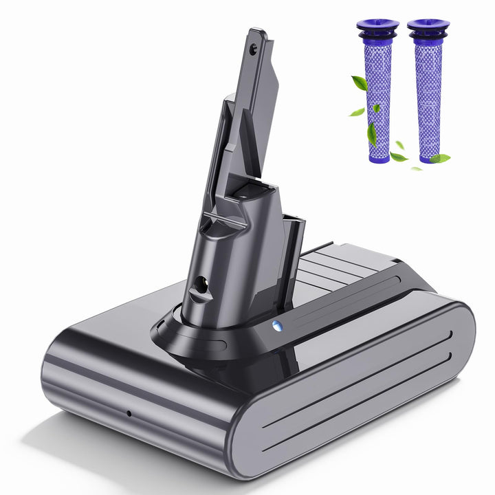 8000mAh Ersatzakku für Dyson V7, 21,6V Li-Ionen Akku für Dyson SV11, kompatibel mit Animal Fluffy Tr