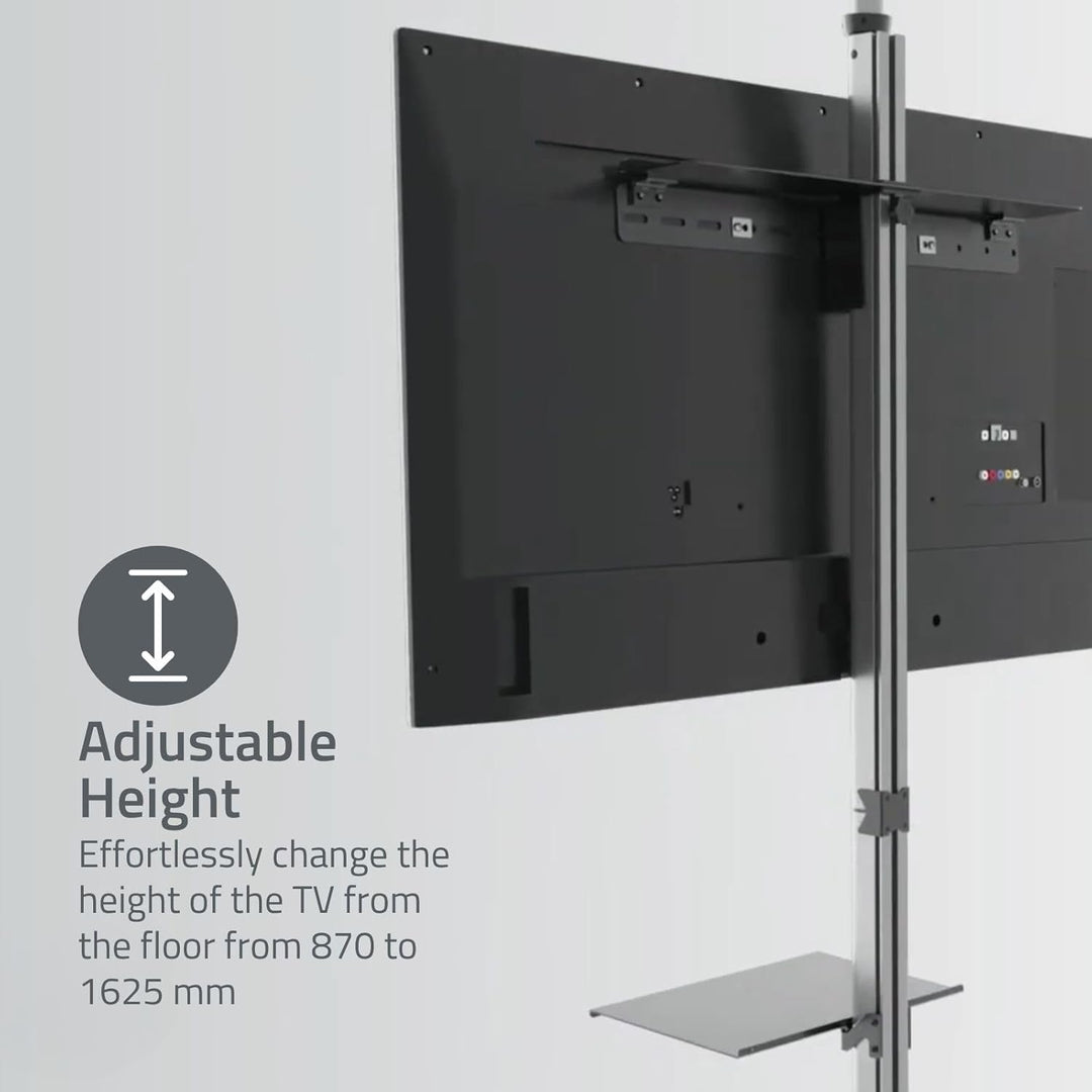 Vollbeweglicher TV-Ständer - 37-70" - maximal unterstützes Bildschirmgewicht: 30 kg - kippbar - dreh