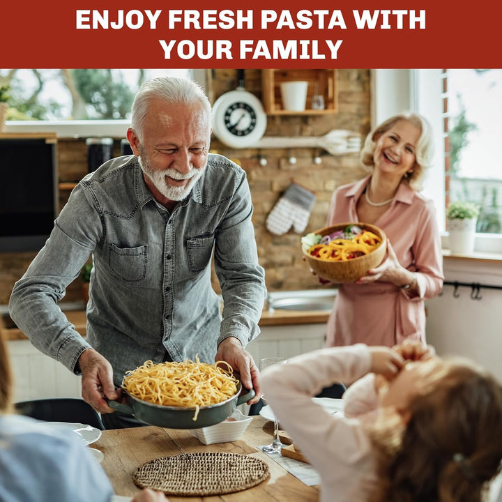 GVODE Nudelaufsatz für KitchenAid Küchenmaschinen, 3-in-1 Pasta-Set für KitchenAid Artisan mit Edels