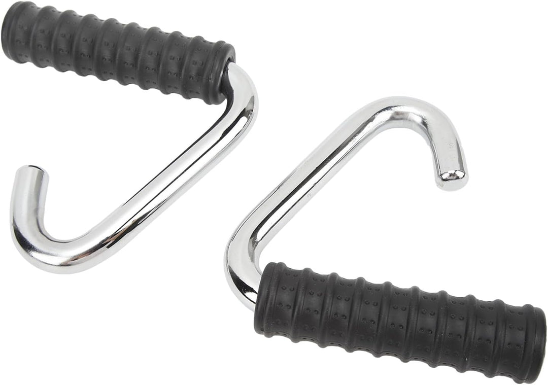 Klimmzugstangengriff, 2 Klimmzuggriffe, Robuste Trainingsgriffe, C-förmiger Griff, Stahl-Stretch-Bef