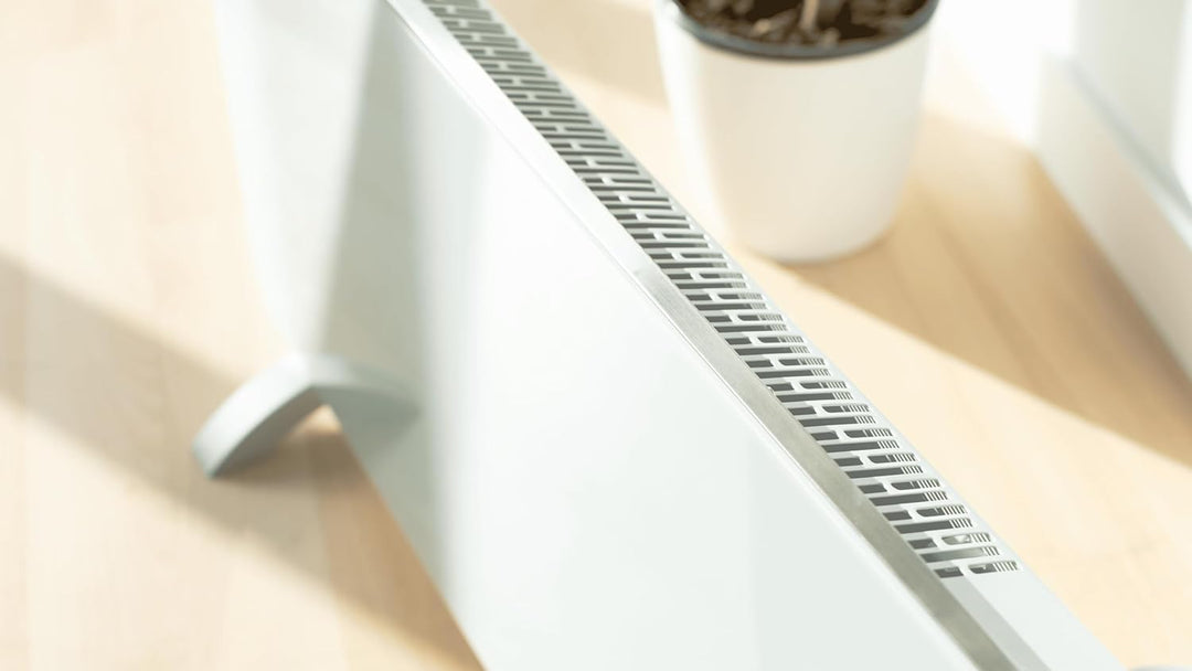 EVVO C Glasheizkörper, WLAN, 2.000 W, Touchscreen, Fernbedienung, Timer (2.000 W, Weiss) 2.000W Weis