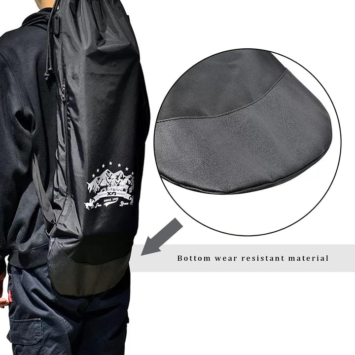 xxiaojun Skateboard Backpack,Double-Warped Electric Land Surfboard,Foldable Waterproof Travel Skateb