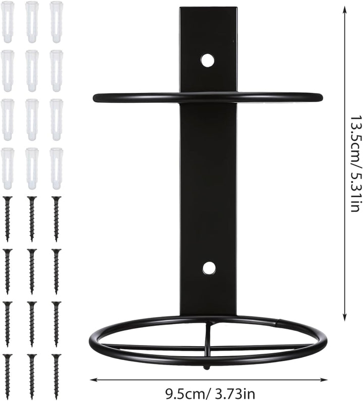 Cabilock 6Pcs Weinregal Wand Weinhalter Metall Rotwein Display Stand Einzelflaschenhalter für Hausba