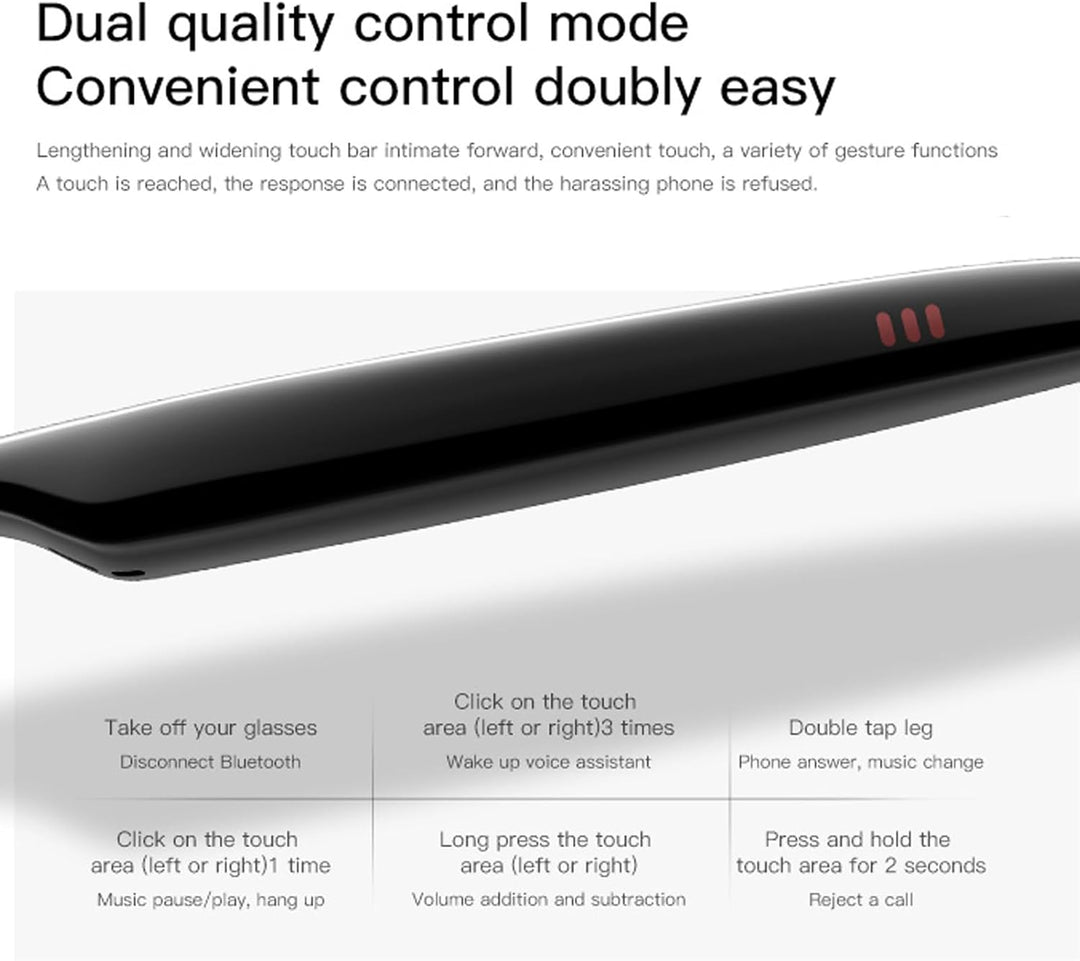 Smart-Brillen-Übersetzer, KI-Übersetzungsbrille mit Unterstützung für 160 Sprachen, Bluetooth-Smart-