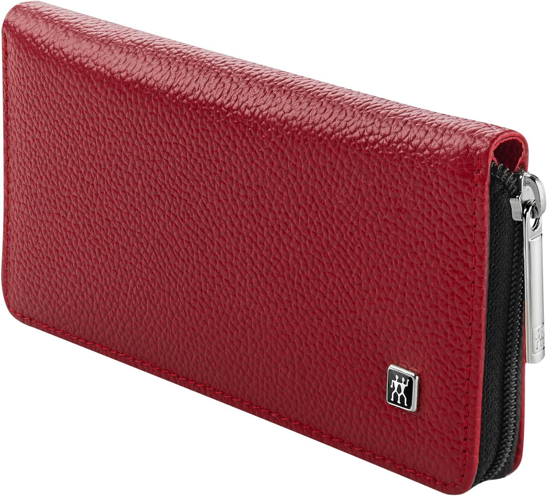 ZWILLING Maniküre Pflege Set, 5-teilig, Asian Competence, Leder, Geschenkset, Premium, Rot