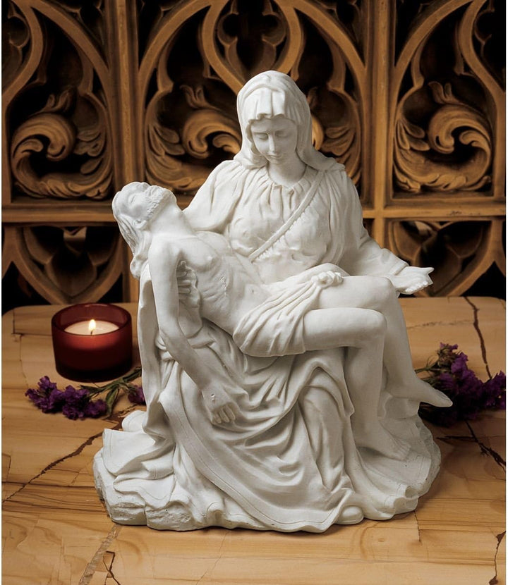Design Toscano Die Pietà (1499), Marmor-Kunstharz-Figur: Gross