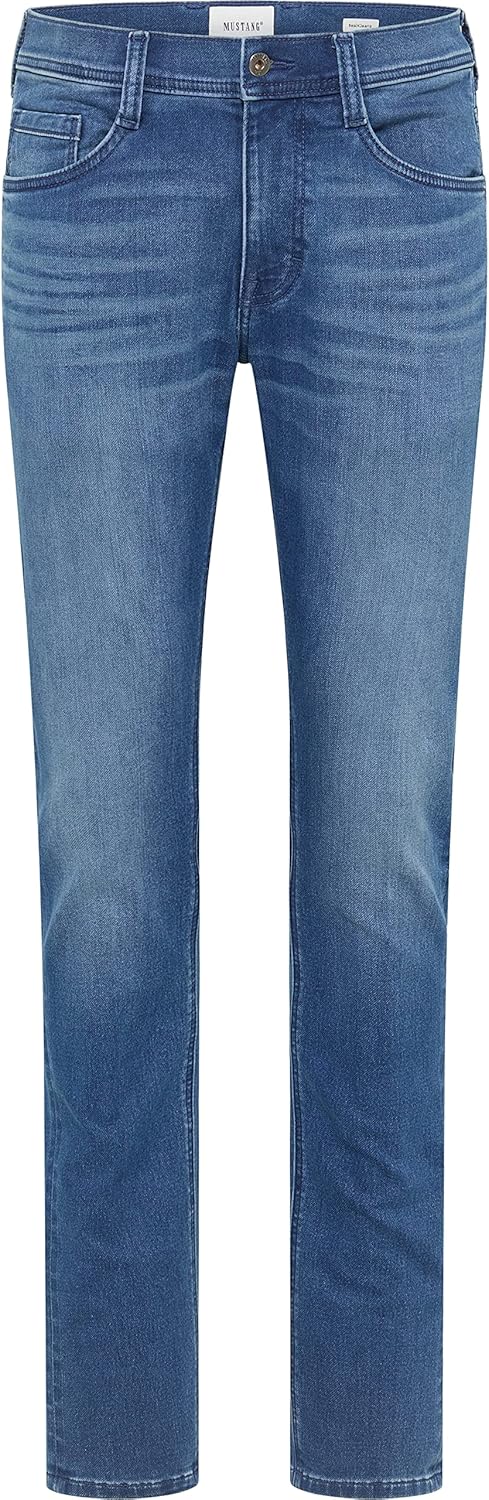 MUSTANG Herren Style Oregon Tapered K Jeans 34W / 32L Blau, 34W / 32L Blau