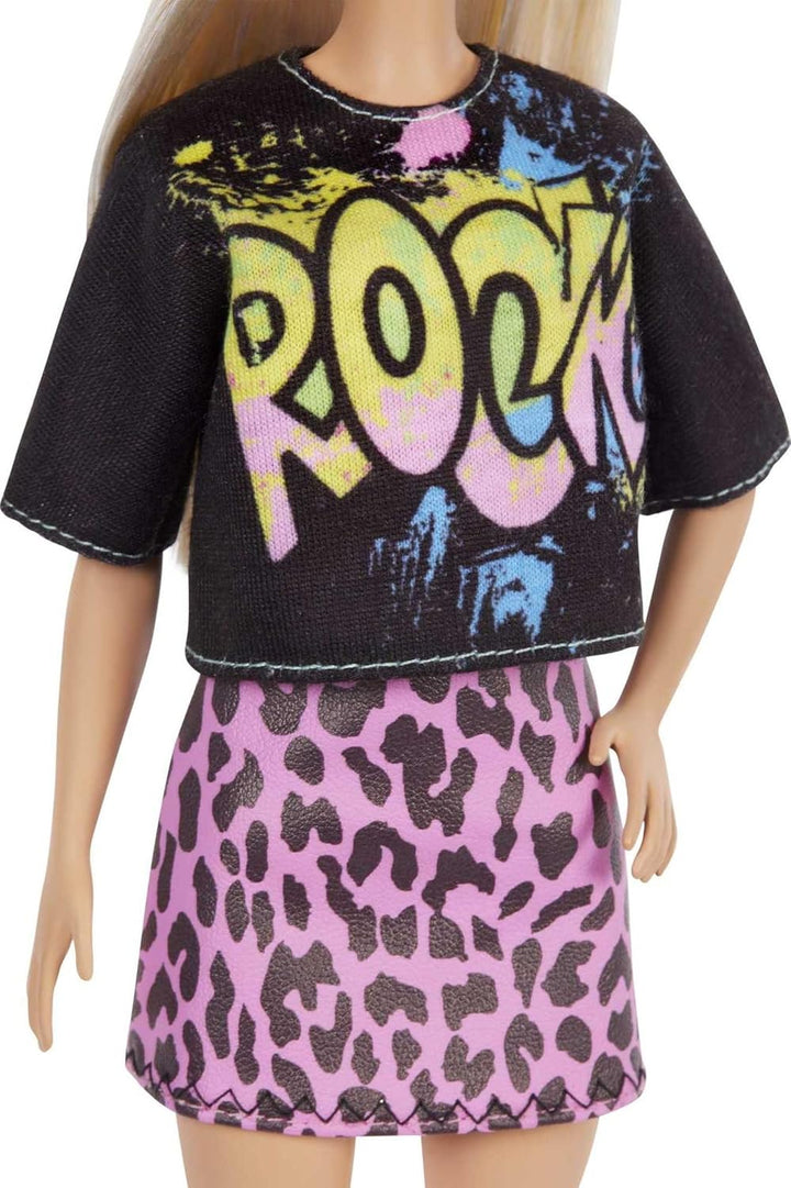 Barbie GRB47 - Fashionista Puppe mit Rock&