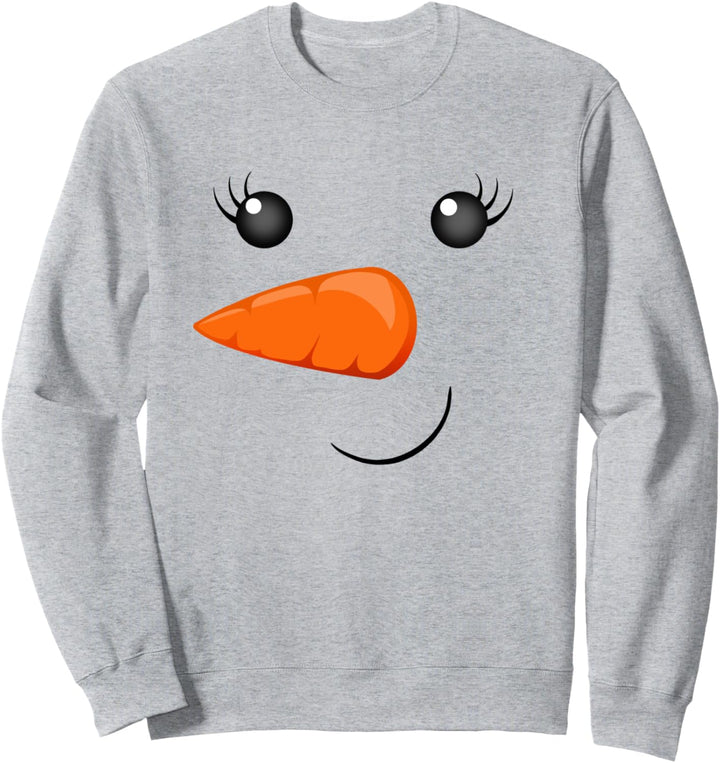Schneemann Schneefrau Kostüm Verkleidung Sweatshirt