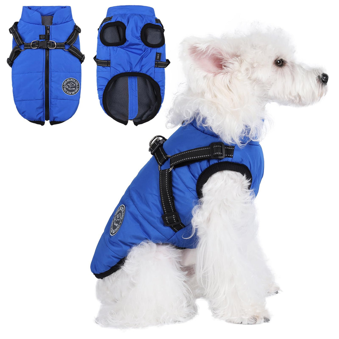 Hundejacke Winterweste Jacken Hundemantel Hundepullover Haustier Skifahren Kostüm Ärmellose Baumwoll