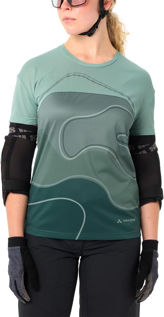 VAUDE T-Shirt Women's Moab T-Shirt VI 44 Deep Pond, 44 Deep Pond