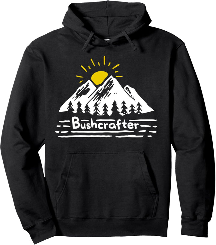 Bushcraft Fans Bushcrafter Outdoor Vintage Camping Survival Pullover Hoodie