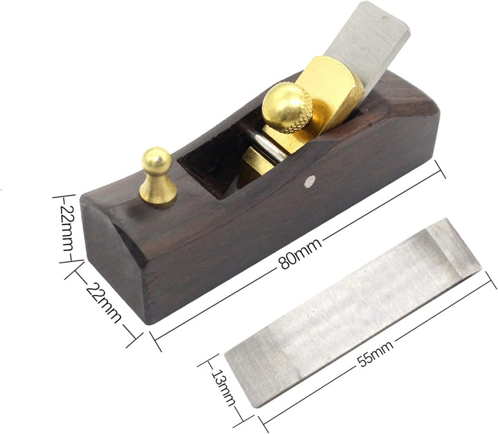 Alupre 13mm Mini Hobelschneider Hobel Holzwerkzeug,Winziges DIY Handhobel Holz Einhandhobel für Holz