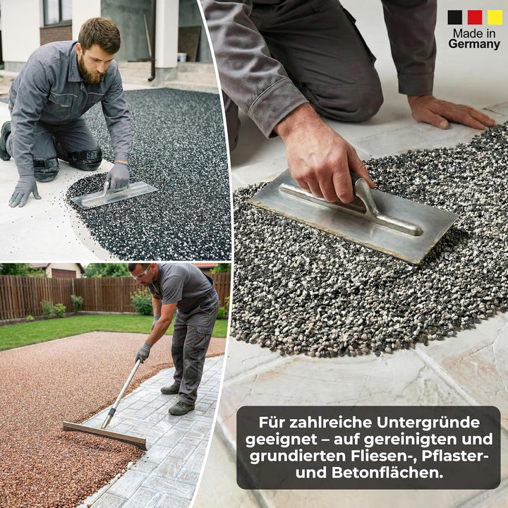 2K Bindemittel für Steinteppich Haftvermittler Natursteinteppich W727-3Kg, 3Kg