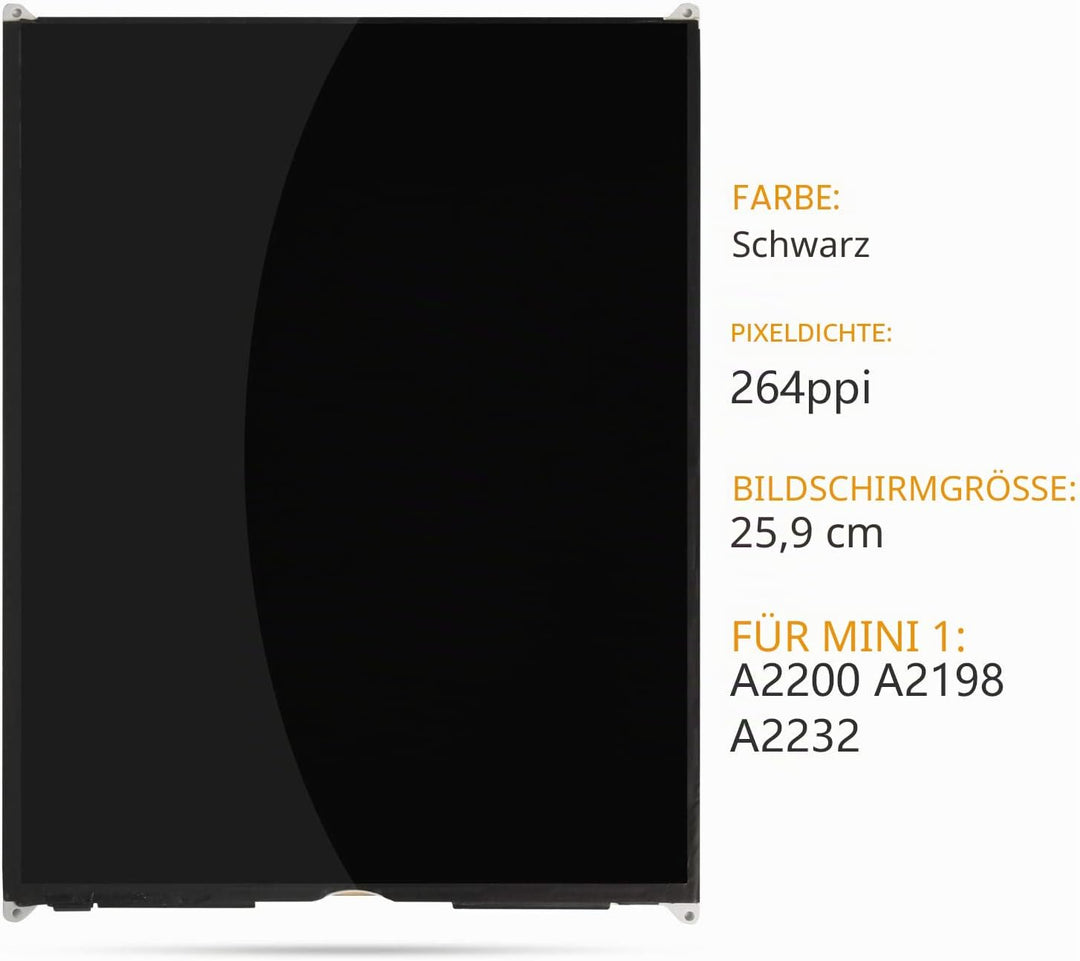 Ersatzbildschirm Compatible für iPad 10.2 2019 iPAD 7 7th A2197 A2200 A2198 A2232 LCD Display kompat
