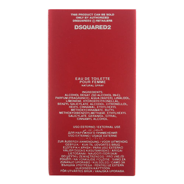 DSQUARED2 , Red WOOD, Eau de Parfum für Damen, 50 ml, 50 ml